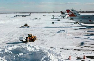 Cancelan 4 vuelos a EEUU por nueva tormenta de nieve