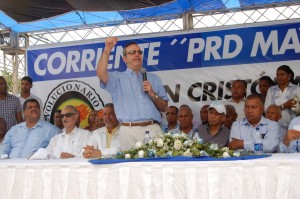 Foto de Luis durante la juramentación en San Cristobal 1
