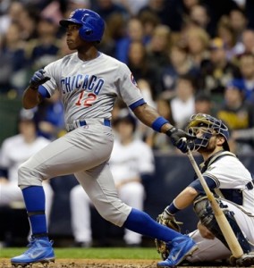El dominicano Alfonso Soriano tuvo un buen registro con el bate en el partido de los Cachorros.