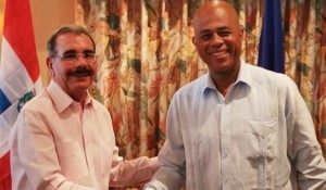 Danilo Medina y Michel Martelly