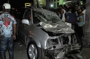accidente en la Jimenez Moya
