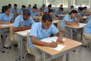 Estudiantes en Pruebas Nacionales