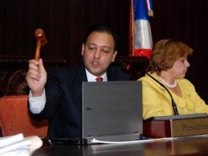 Presidente de la Camara de Diputados Abel Martinez