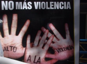 no a la violencia