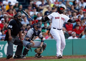 Ortiz dispara jonrón en triunfo de Boston; Jiménez domina los bates de los Atléticos 