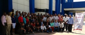 (foto) Los participantes en  el curso taller en el municipio Santo Domingo Este.