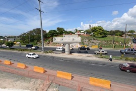 Obras Publicas informa avanzan trabajos de elevados en la avenida Ecológica