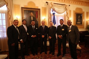 David Paredes, Jhony Montaño, Pochy Familia, Presidente Danilo Medina Sánchez, Manuel Jimenez, Joselito Bautista, Jandy Feliz.