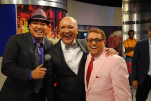 Jochy Santos a su llegada a Con Domingo y Pachá 87