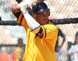Manny Ramírez se integra a prácticas de Águilas Cibaeñas