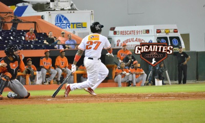 Maikel Franco impacta con los Gigantes del Cibao