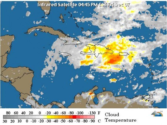 Onamet dice este sábado habrá pocas lluvias y temperaturas frescas