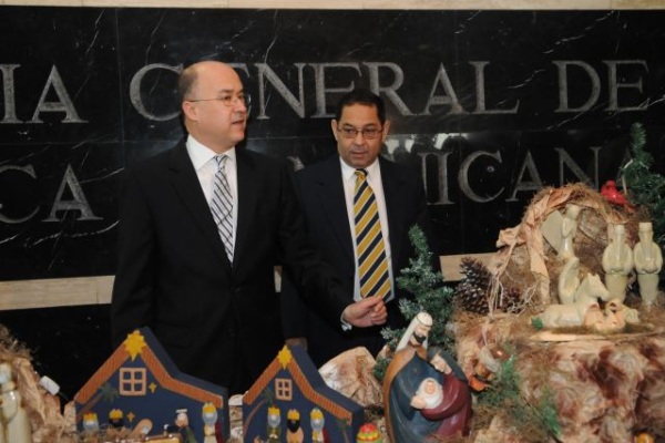 Procuraduría y SCJ dan bienvenida a la Navidad con encendido de nacimiento del niño Jesús