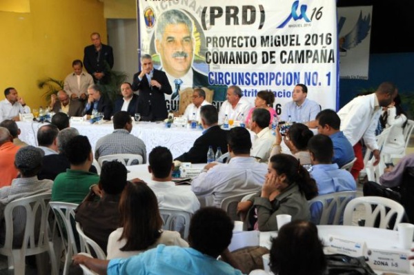 Miguel Vargas dice padrón garantizará a candidatos del PRD