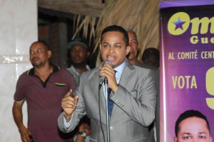 Omar Guevara, candidato al CC del PLD agradece apoyo intermmedios de Los Alcarrizos
