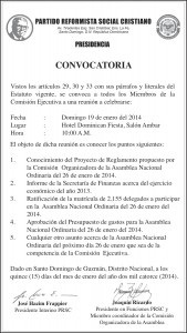 convocan comision ejecugiva.- 3 x 10 -3