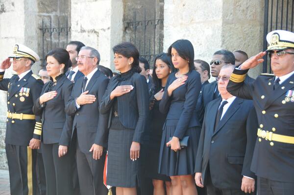 Danilo asiste a Te Deum en la Catedral con motivo del 170 aniversario de la Independencia