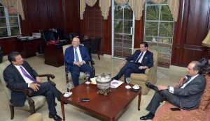 CANCILLER RECIBE AL SECRETARIO GENERAL DEL SICA