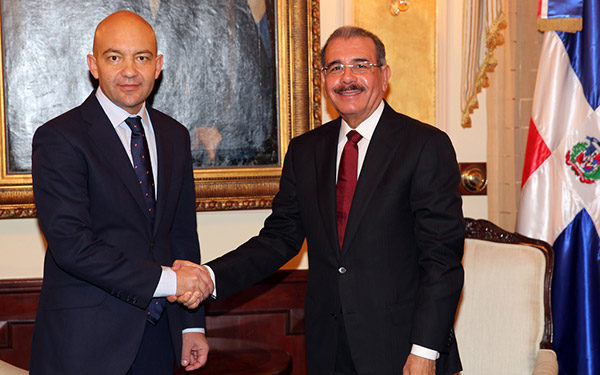 Presidente Danilo Medina recibe al Secretario de Comercio de España
