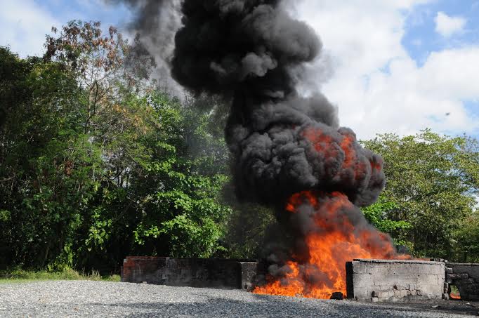 La Procuraduría incinera más de 50 kilos de drogas