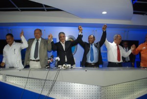 Ozuna, Vargas y los principales dirigentes
