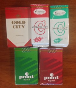 Cigarrillos ilegales incautados