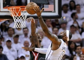 Miami derrota 107-86 a Brooklyn y pica delante en la segunda ronda de los playoffs de NBA