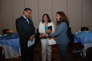 Iván Moquete, Jacqueline Vega y María Melo
