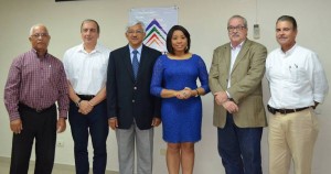 Aridio Perdomo, Lorenso Sancassani, Osvaldo Soriano, Anny Mariel Gómez, Máximo Iglesias y Luis José Chávez