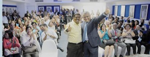 Junior Santos y Carlos Gabriel