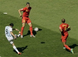 Argentina derrota Bélgica y avanza a semifinales del Mundial de Fútbol