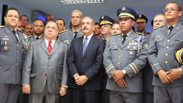 Danilo inaugura Centro de Inteligencia contra Crimen Organizado de la PN