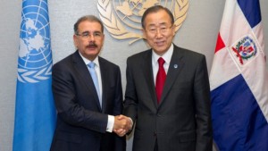 Danilo recibirá esta noche en Palacio al secretario general ONU 