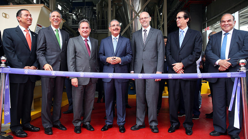 Presidente Medina inaugura planta de biomasa Cervecería Nacional