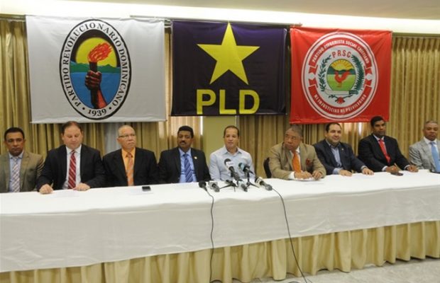 PLD, PRD Y PRSC firman acuerdo por gobernabilidda de cabildos; dejan fuera al PRM
