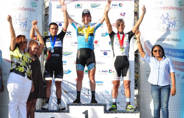 Evan Huffman gana la tercera etapa Vuelta Ciclística Independencia