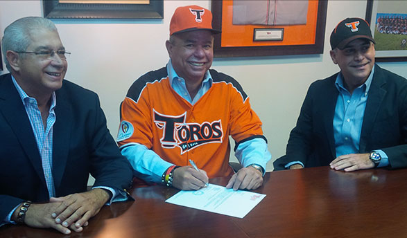 Toros del Este presentan de manera oficial a Félix Fermín como nuevo dirigente del equipo