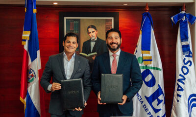 David Llibre, presidente de Asonahores y Francisco A. Torres, superintendente de Pensiones.