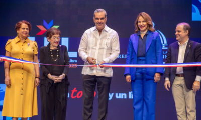 Presidente Luis Abinader deja inaugurada la Feria Internacional del Libreo 2023.