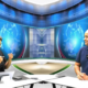 Hernani Aquino en la entrevista con la periodista Belkys Martínez.