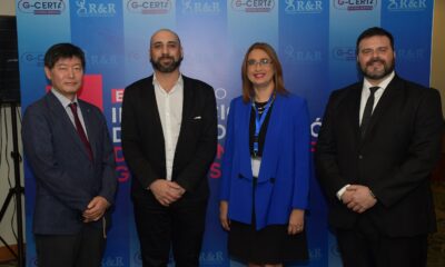 David Choi, Fernando Arrieta, Raisa Rodríguez y Alejandro del Colle.