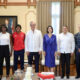 Presidente Abinader recibe en el Palacio Nacional a Marileidy Paulino.