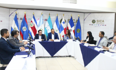 San Salvador.- La reunión del Consejo de Defensa al Consumidor de Centroamérica y República Dominicana (CONCADECO) presidida por el doctor Eddy Alcantara, en su condición de presidente pro tempore de ese órgano regional, donde se firmó el acuerdo.