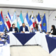 San Salvador.- La reunión del Consejo de Defensa al Consumidor de Centroamérica y República Dominicana (CONCADECO) presidida por el doctor Eddy Alcantara, en su condición de presidente pro tempore de ese órgano regional, donde se firmó el acuerdo.